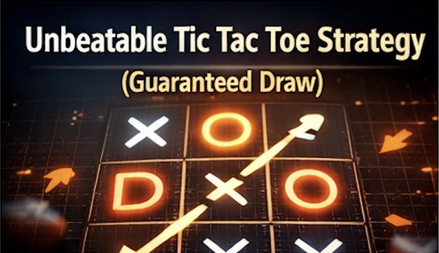 Best strategy for Tic Tac Toe winning moves